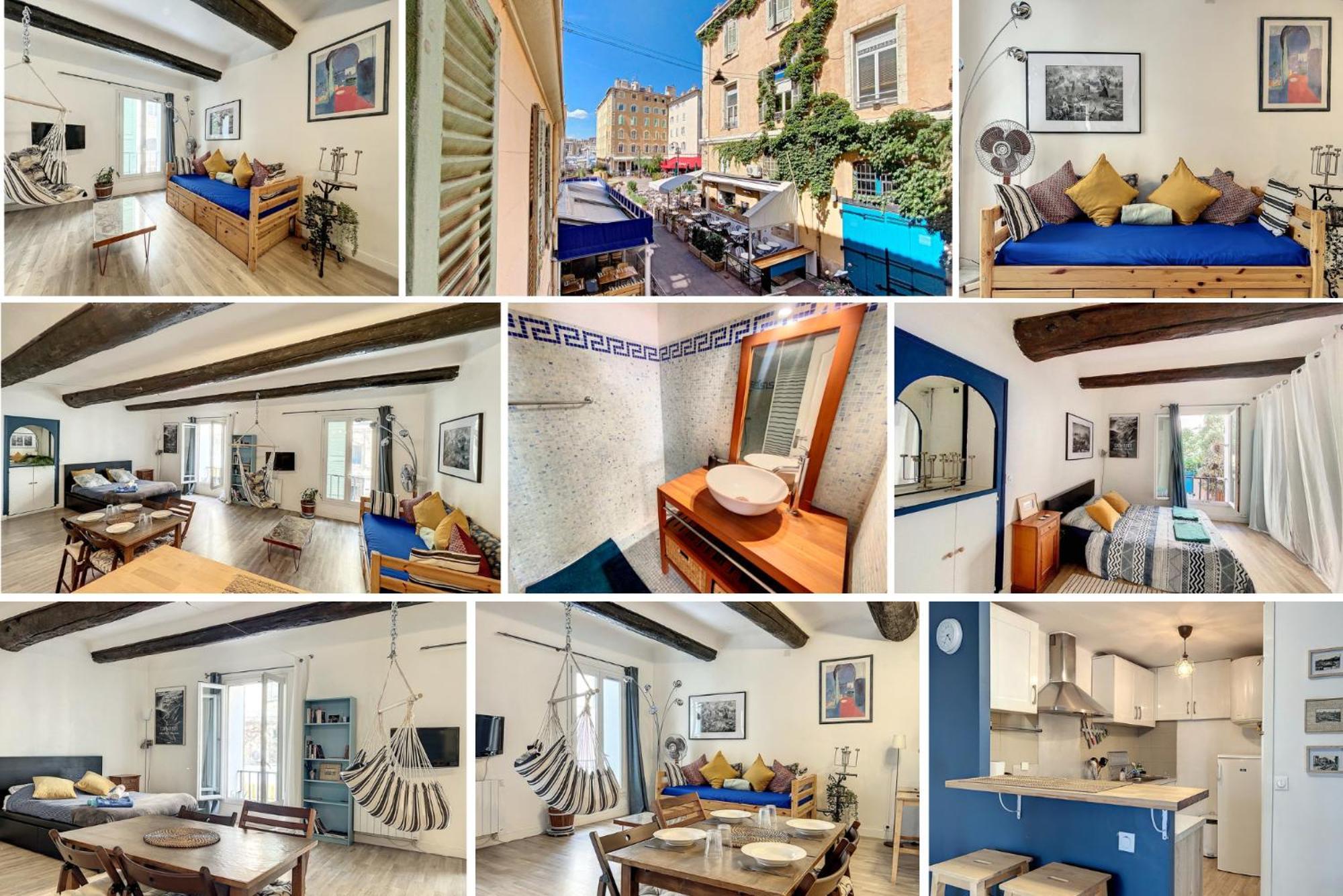 Apartamento Hyper Centre Vieux Port - Loft - Les Freres De La Loc' Marsella Exterior foto